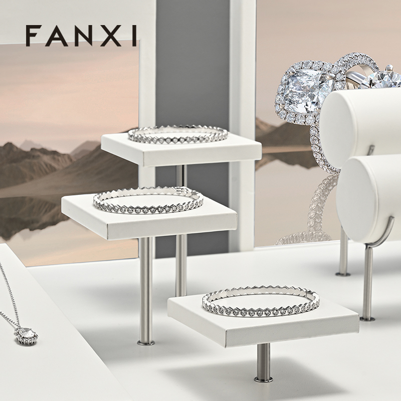FANXI Wholesale metal leather Jewelry display set series