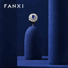 FANXI Wholesale Blue Microfiber Jewelry display set