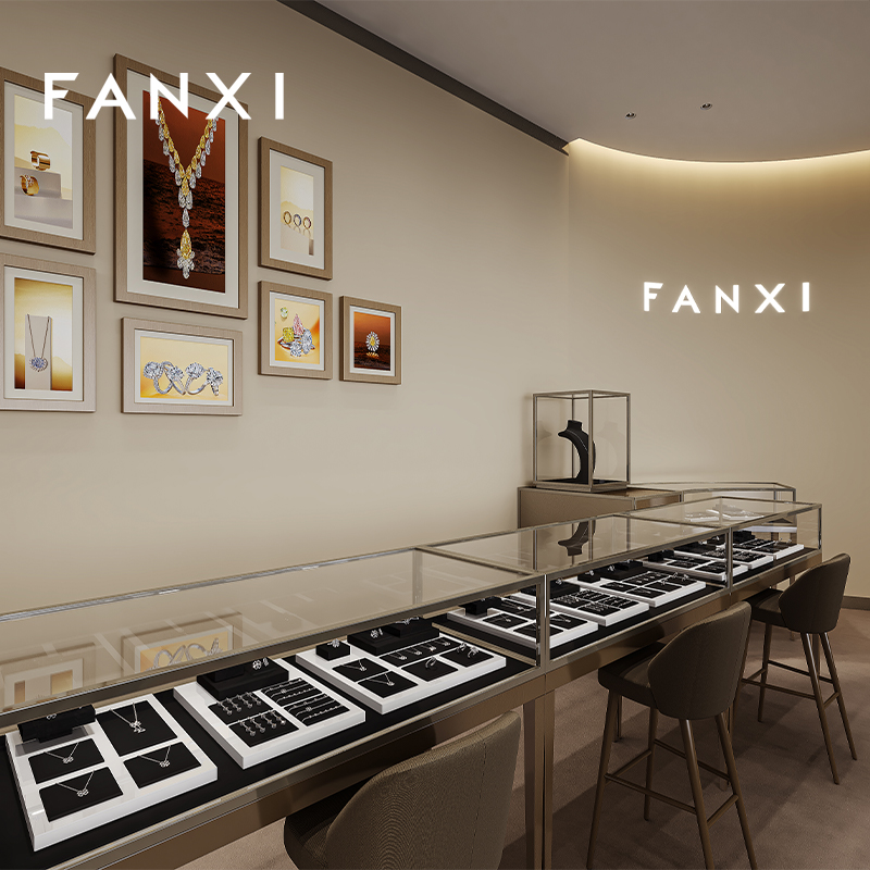 FANXI Hot sale Baking paint Jewelry Combination Set