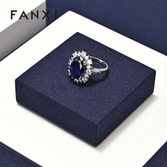 FANXI Hot sale blue Baking paint Jewelry display set series