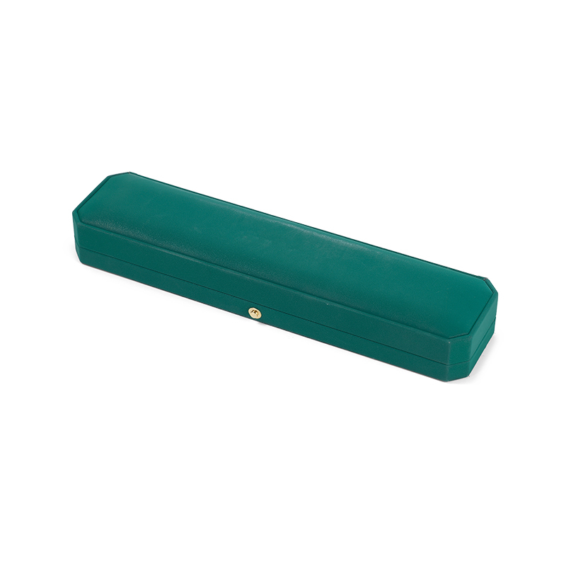 FANXI Custom green velvet leather long chain box