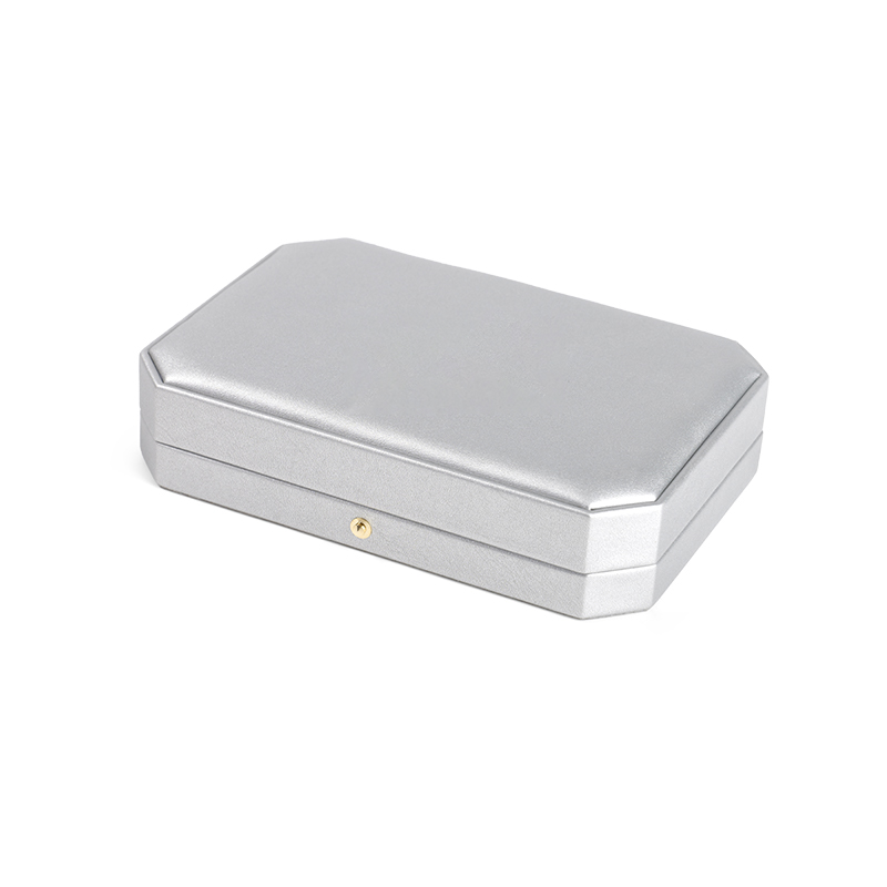 FANXI Custom silvery velvet leather big necklace box