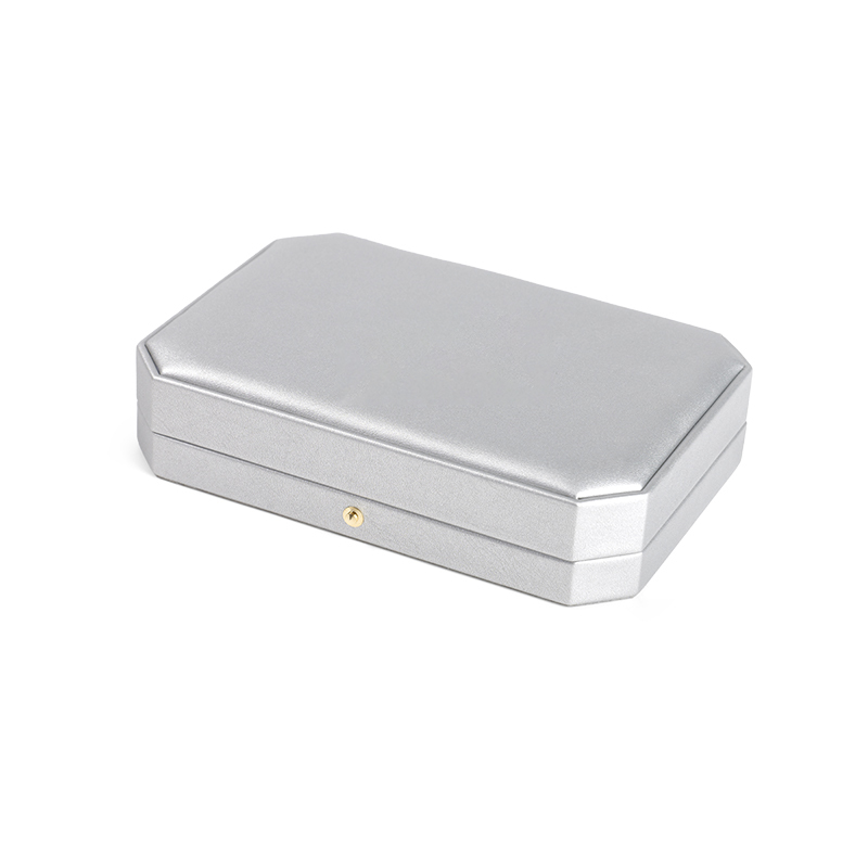 FANXI Custom silvery velvet leather big necklace box