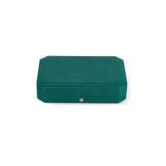 FANXI Custom green velvet leather big necklace box