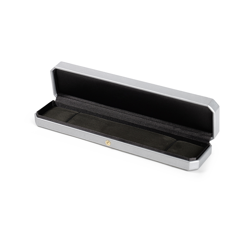 FANXI Custom silvery velvet leather long chain box