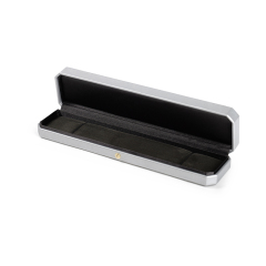 FANXI Custom silvery velvet leather long chain box