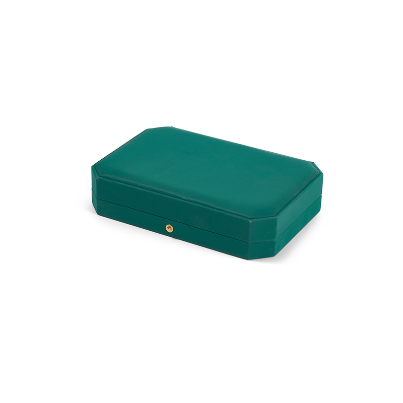 FANXI Custom green velvet leather big necklace box