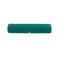 FANXI Custom green velvet leather long chain box