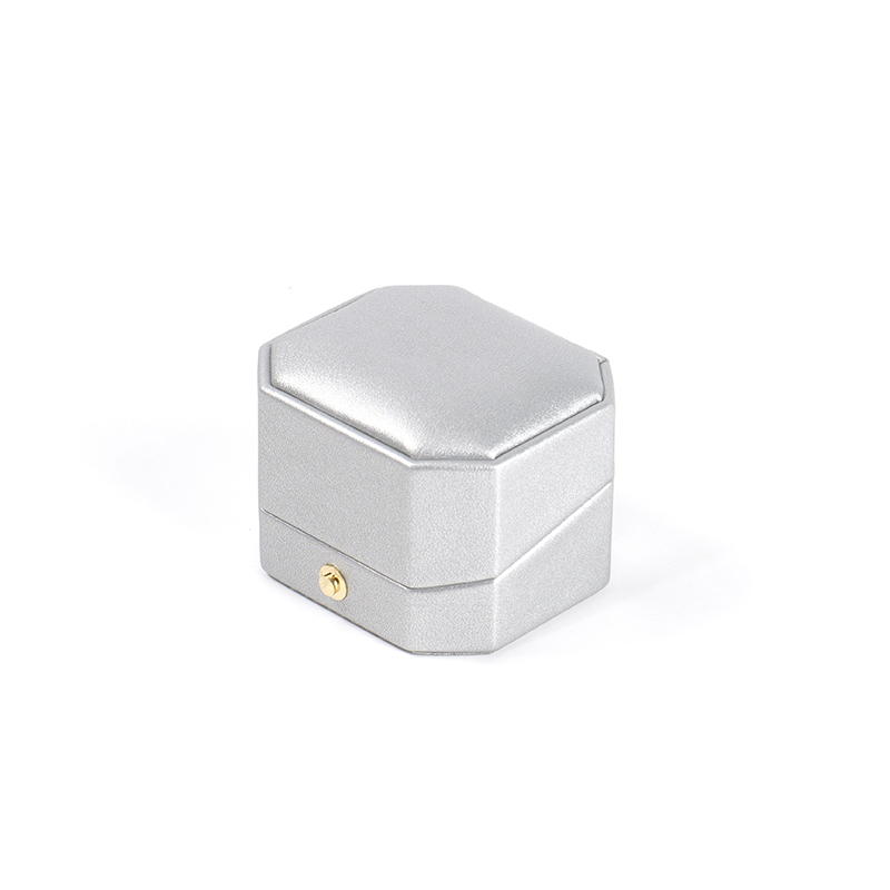 FANXI Custom silvery velvet leather Jewelry box