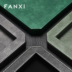 FANXI Fashion Polychrome Velvet Jewelry Display tray