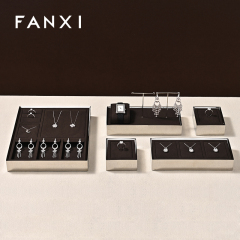 FANXI Hot sale Brown Metal Jewelry display tray
