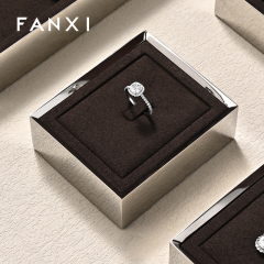 FANXI Hot sale Brown Metal Jewelry display tray