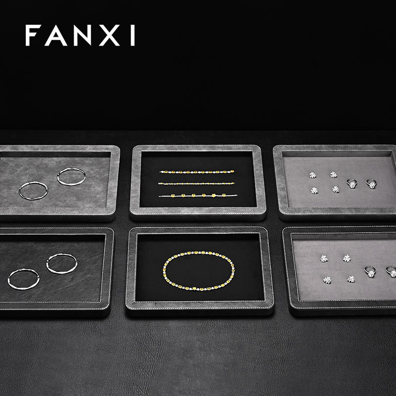 FANXI Fashion specific velvet Jewelry Display Plate