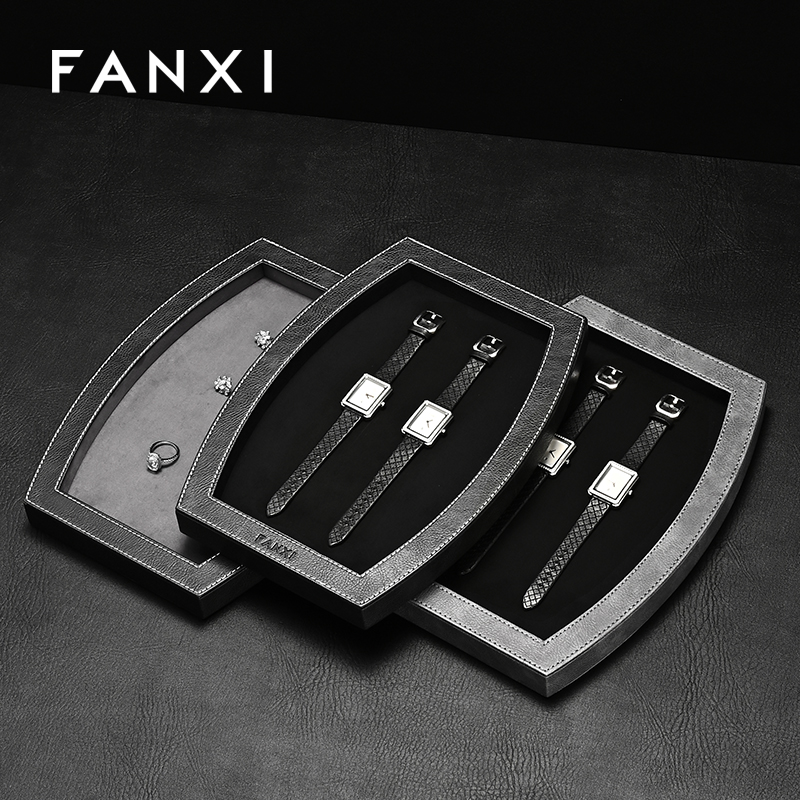 FANXI Luxury specific velvet Jewelry Display Plate