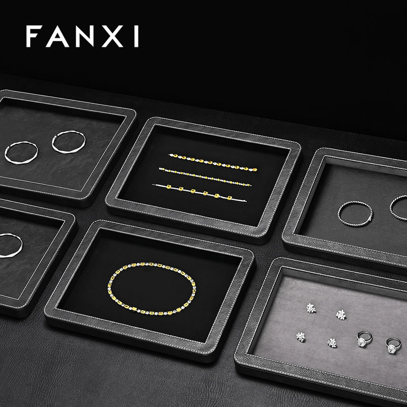 FANXI Fashion specific velvet Jewelry Display Plate