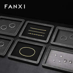 FANXI Fashion specific velvet Jewelry Display Plate