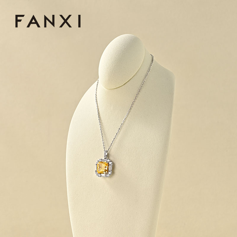 FANXI Wholesale microfiber Jewelry Portrait Stand