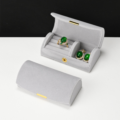 FANXI High quality polychrome velvet jewelry box