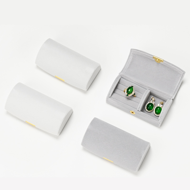 FANXI High quality polychrome velvet jewelry box