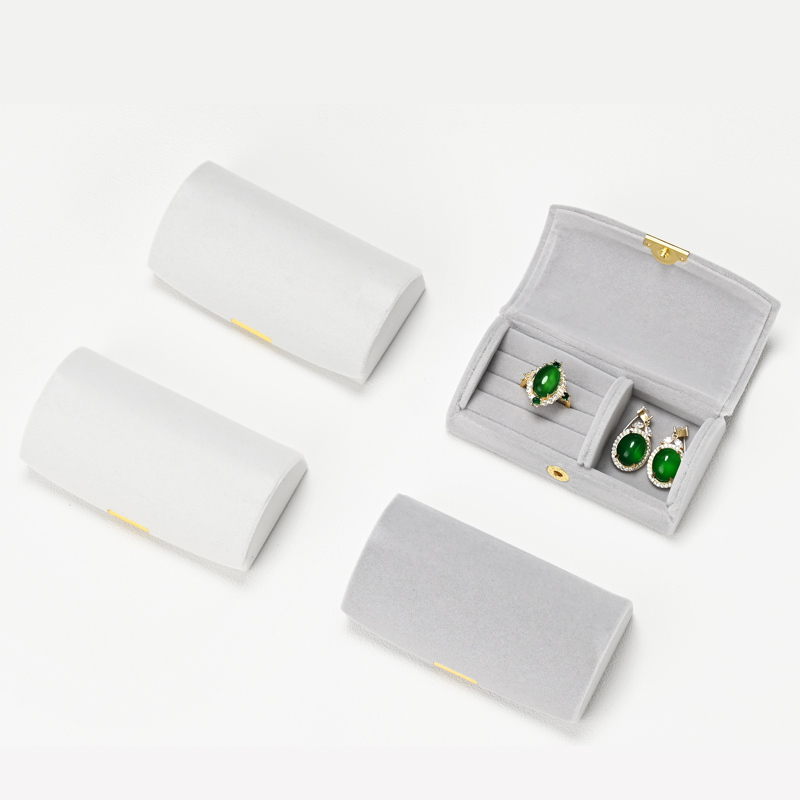 FANXI High quality polychrome velvet jewelry box