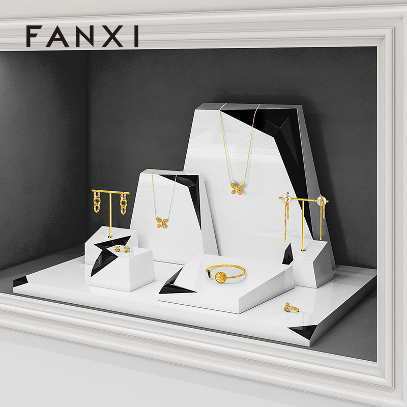 FANXI Fashion Black glossy baking paint Combination Platform