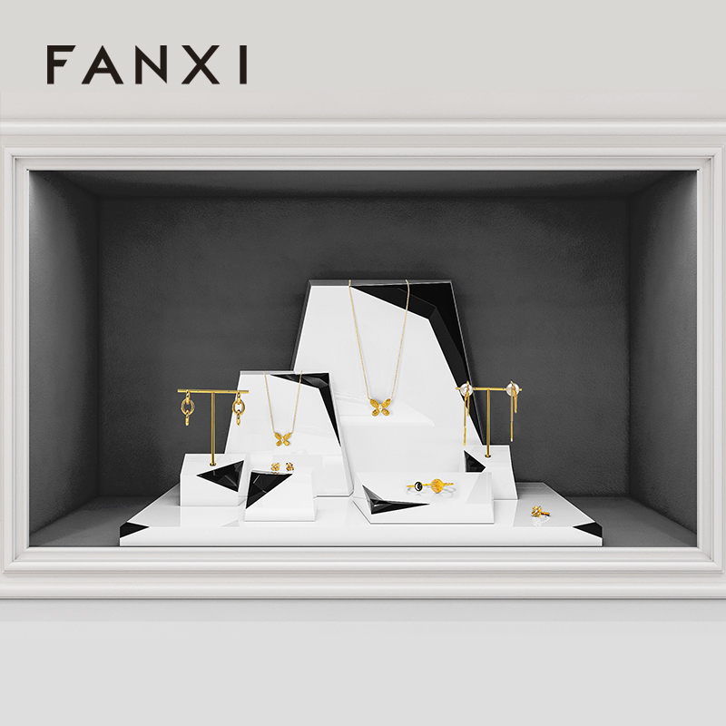 FANXI Fashion Black glossy baking paint Combination Platform