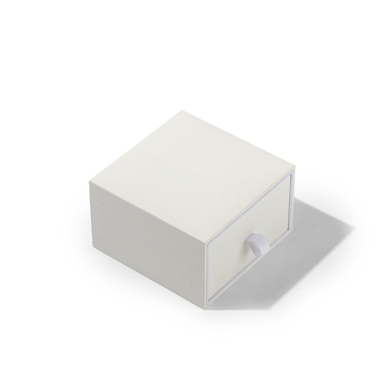 FANXI Custom white paper velvet jewelry box