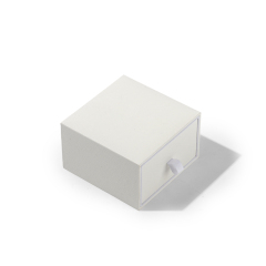 FANXI Custom white paper velvet jewelry box