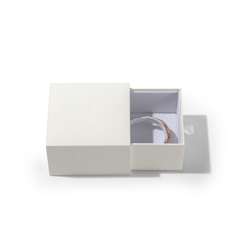 FANXI Custom white paper velvet bracelet box
