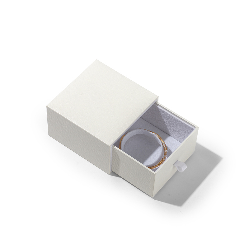 FANXI Custom white paper velvet bracelet box