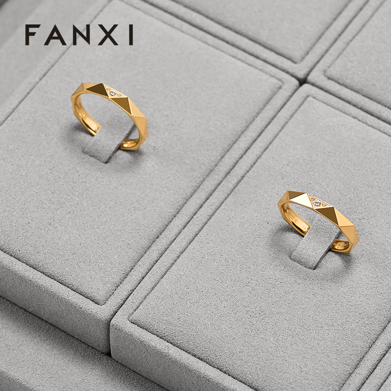 FANXI Factory grey microfiber jewelry combination set