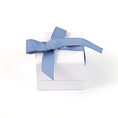 FANXI Custom blue velvet ring box