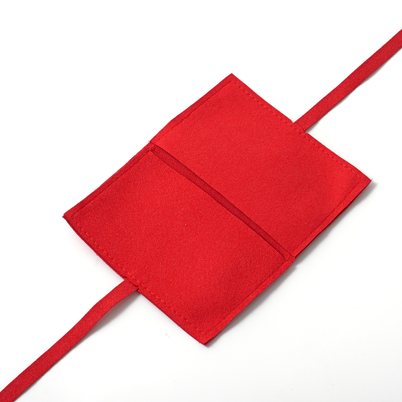 FANXI Custom red microfiber jewelry bag