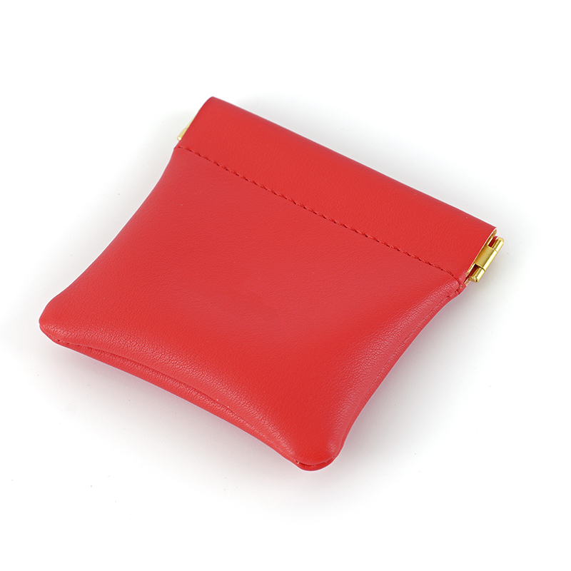FANXI Custom red leather jewelry bag