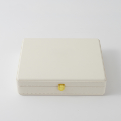 FANXI Custom white suede pendant case