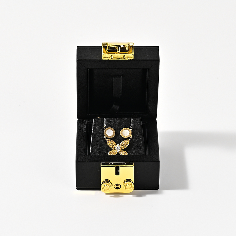 FANXI Custom pu leather earring or ring box