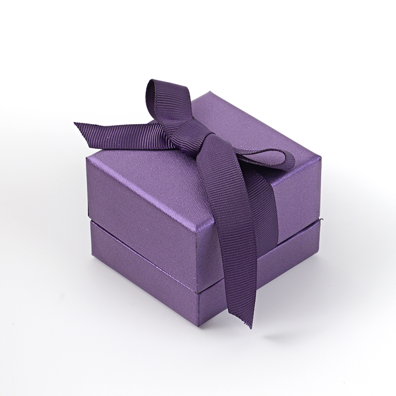 FANXI Custom purple velvet ring box