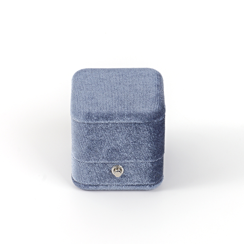 FANXI Custom velvet blue ring box