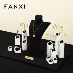 FANXI Factory Black Baking paint Jewelry display set