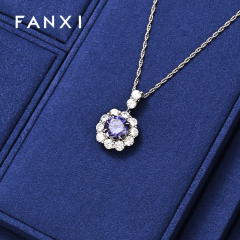FANXI Fashion Microfiber Black Jewelry Combination Set