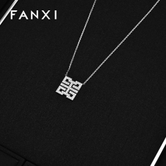 FANXI High quality Leather Black Jewelry display