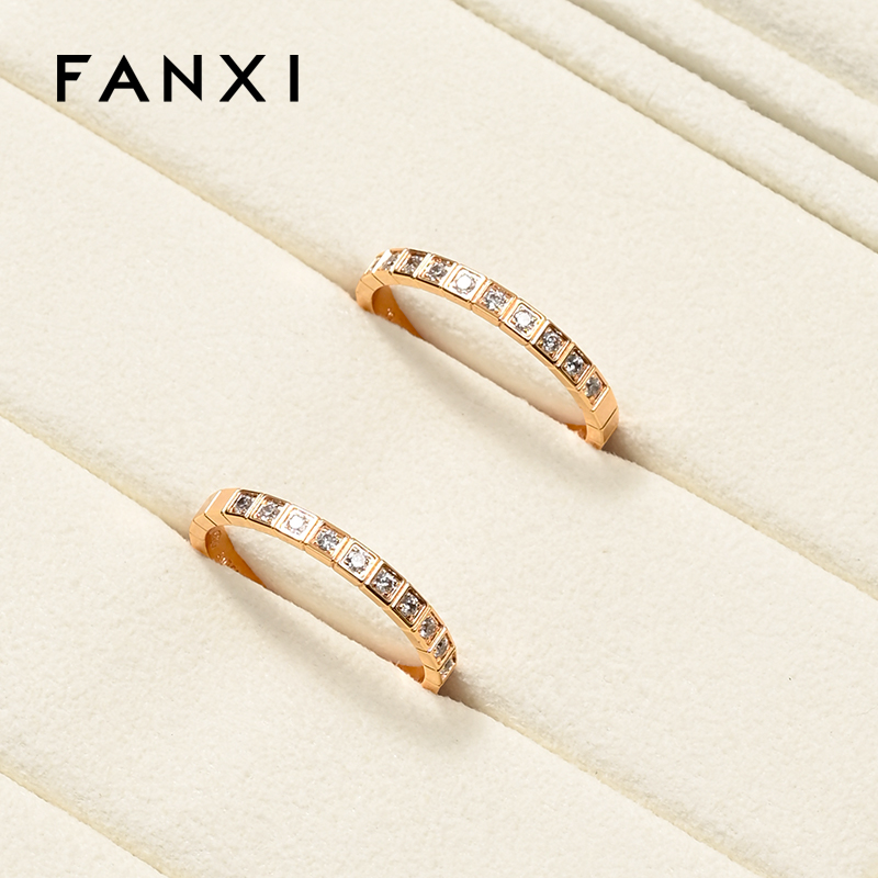 FANXI Wholesale Beige Metal Jewelry Combination Set