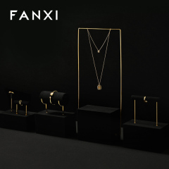 FANXI Wholesale metal Black Jewelry display set