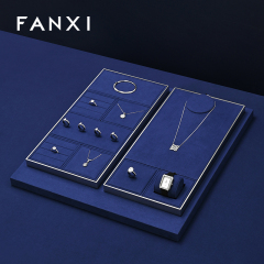 FANXI Wholesale black metal jewelry display set