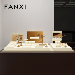 FANXI hot sale ige Microfiber jewelry display set