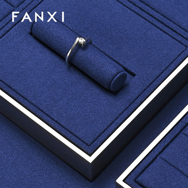 FANXI Wholesale black metal jewelry display set