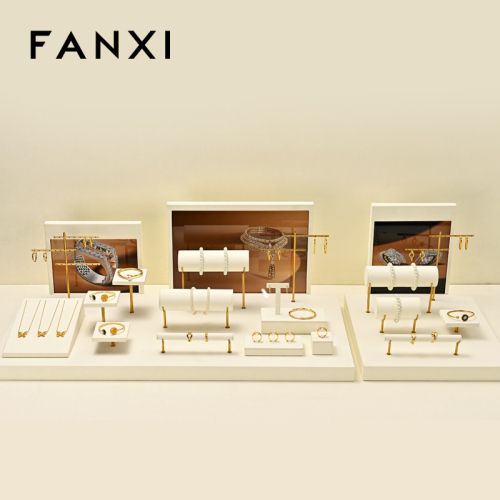 FANXI hot sale ige Microfiber jewelry display set