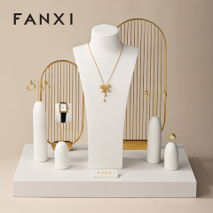 FANXI hot sale White metal Jewelry Combination Set