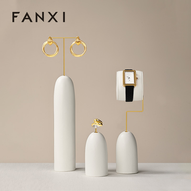 FANXI hot sale White metal Jewelry Combination Set