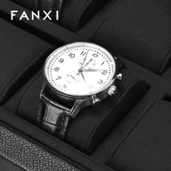 FANXI New arrival Black Metal Jewelry Storage Box